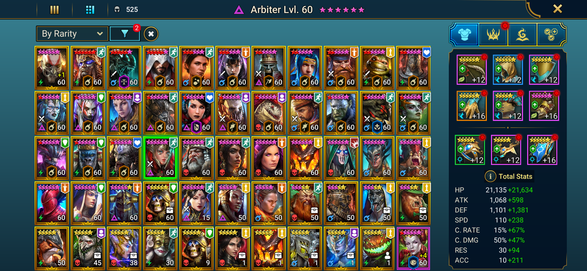 [TOP][5.2M] 55 LEGENDARY (Shu-Zhen+Georgid,Warlord,Ven+Cup,Rakka,Tuhanarak,Armanz,Elva,Kassandra,Helicath,Zaharis,BEK,Kaja,Esme,Ninja…) + RTA AVATAR + Mythic relic