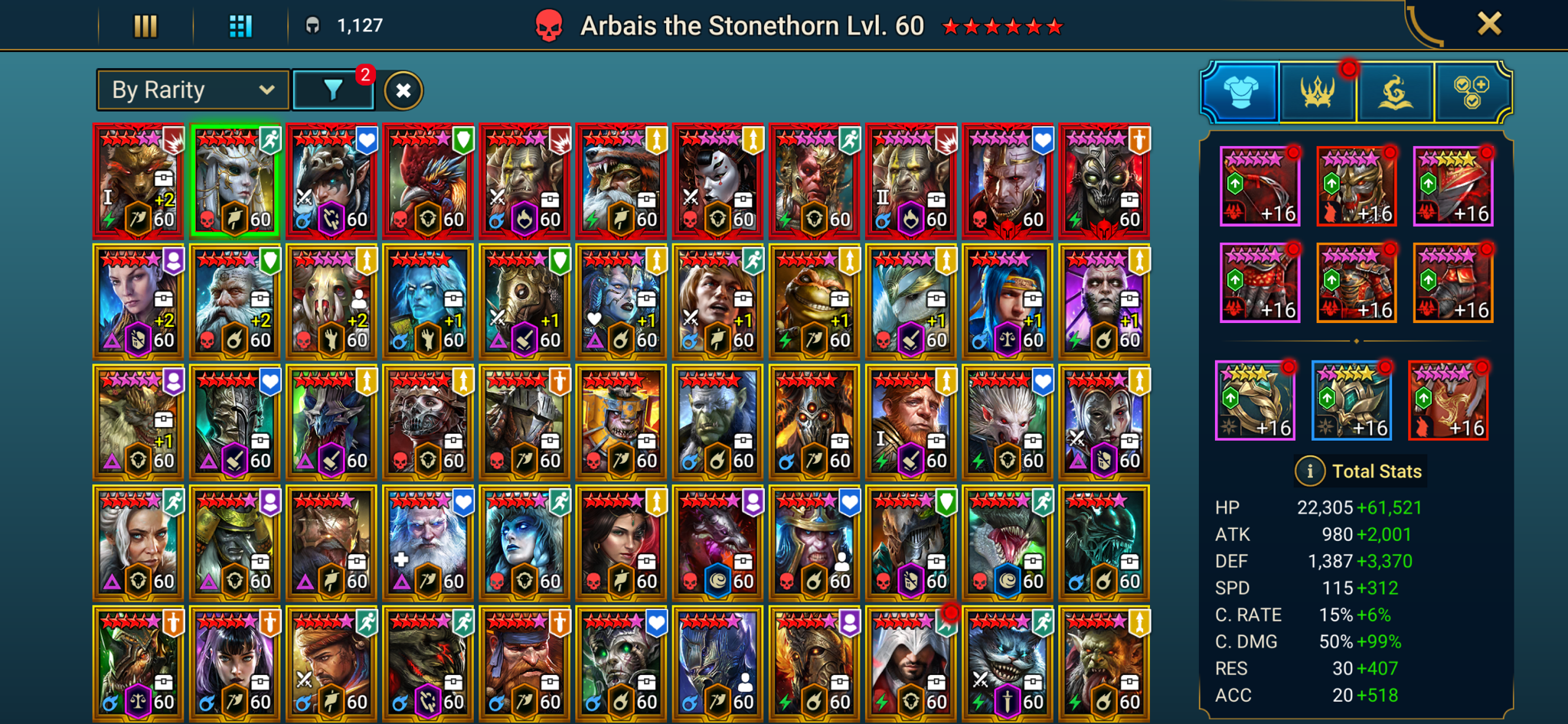 [13 Mythical Champions][32.51M] Lady Mikage,Arbais(6*) 427,Nais(6*),Mezomel+2,Fjorad,Galleus(5*),Gizmak x2,Calamitus,Embrys,Karnage + 283 LEGENDARY (Marius+1(5*),Titus(6*)+Wixwell+2(5*),Tormin x2+Hilvi(5*),Rama(6*),Queen of Hearts(5*),Cardi,Krisk,Leo,Armanz(5*)/x2,Gnut(6*)/x3,Hephraak(6*),Rathalos(6*),Venalicia(6*),Victor,Elva,Chesire,Fabian,Harima,Kymar x2,Firrol x2,Trunda,Yukimasa,Rotos+1(6*),Shyek+Krokhad,Michinaki x2…) + 1k UNM + 1k NM HYDRA +1k UNM Chimera + 25 SD/25 SHOGUN AUTO + RTA AVATAR + Mythic relic x2