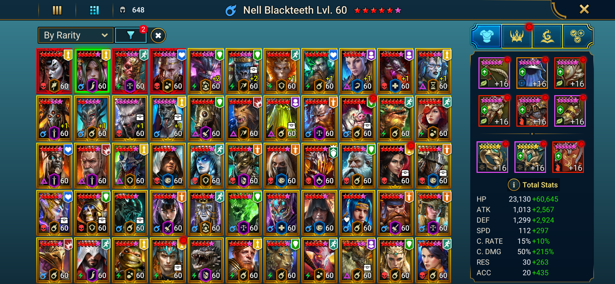 [4 Mythical Champions][23.52M] Lady Mikage(6*),Nell 409,Embrys,Karnage + 233 LEGENDARY (Marius(6*),Narses+Ankora,Titus+Wixwell x2,Tormin+Hilvi(5*),Cecelia,Gaellut,Taras,Leo(6*),Thor(6*),Nekmo(6*),SW+1(6*),Harima,Armanz,Lyssa(6*),Vulkanos,Edward,Mavara,Michinaki,Trunda,Yukimasa,Freyja x2,Firrol,Fabian,Donnie,Tholin…) + 1k UNM + 1k NM HYDRA + 25 SD/25 SHOGUN AUTO + RTA AVATAR + Mythic relic x5