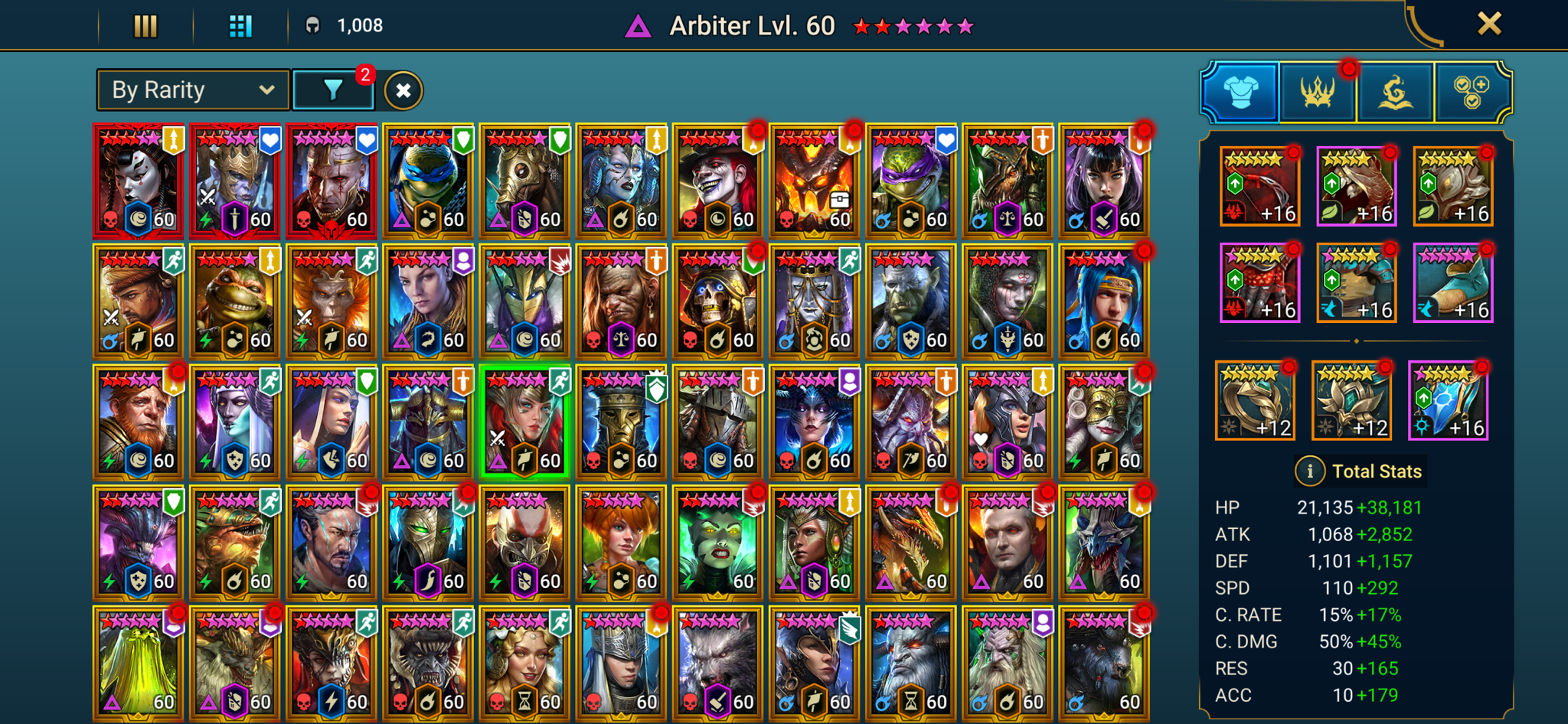 [3 Mythical Champions][12.68M] Lady Mikage,Gharol,Embrys + 122 LEGENDARY (Marius(5*),Leonardo(6*)+Donnie(5*)+Mich,Arb 402,Lamasu,Armanz,Gnut,Losan,Fyna,Nekmo,Maud,Shyek+Krokhad,Othorion,Hilvi,Wixwell,Praeva,Ankora,Eostrid…) + 1k UNM + 1k NM HYDRA + 25 SD/25 SHOGUN AUTO + RTA AVATAR + Mythic relic + SHARDS(248a+40v+4p+16s)