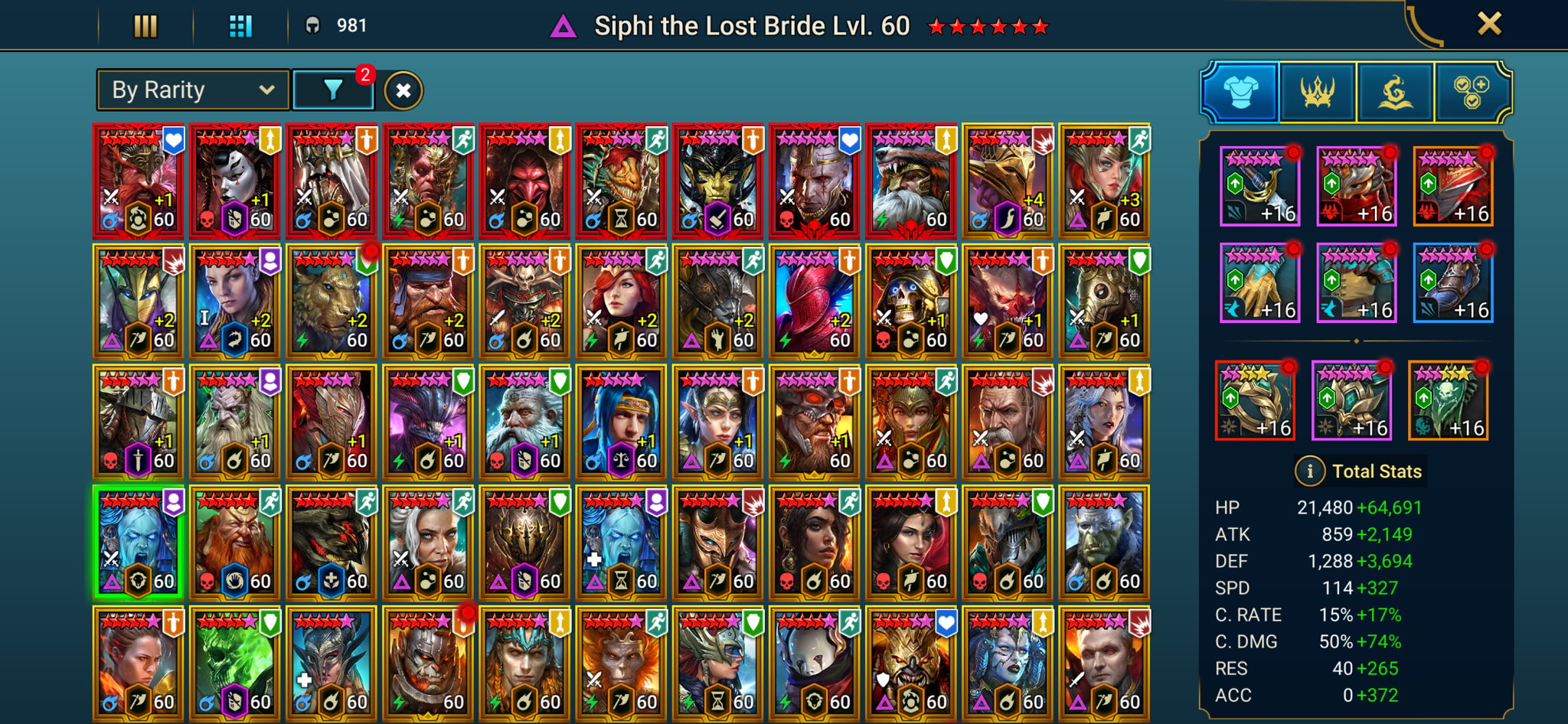 [11 Mythical Champions][26.24M] Lady Mikage+1(5*),Siegfrund(5*),Komidus,Lazarius,Frolni+1(6*),Aphidus,Fjorad,Embrys,Karnage + 336 LEGENDARY (Marius+1,Taras(6*)+Marichka(6*),Acrizia(5*)+Gnut,Siphi(6*)/x2 441,Yumeko(6*),Graazur(5*),Sulfuryion,Onryo,Krisk,Nekhret,Arb+3(5*),Tuhanarak,Armanz,Elva(6*)/x5,Trunda x2,Kymar x2,Fabian,Wixwell+1,Michinaki(5*),Chesire,Firrol,Thor,Pythion,Granyt,Razelvarg,Ankora,Staltus(5*),Gnishak…) + 1k UNM + 1k NM HYDRA + 25 SD/25 SHOGUN AUTO + 2 PLAT/RTA AVATARS