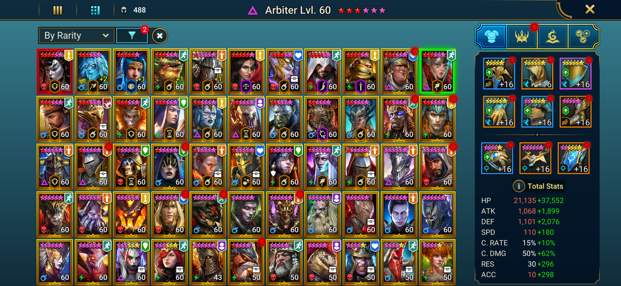 [2 Mythical Champions][6.75M] Lady Mikage,Embrys + 89 LEGENDARY (Warlord,Arnorn,Ursuga,Arb,Baron,Mith,Yakarl,Armanz,Rotos+2,Basim,Nekmo+1,Victor,Zaharis,Elva,Praeva,Edward,Brogni,Candr…) + 1k UNM