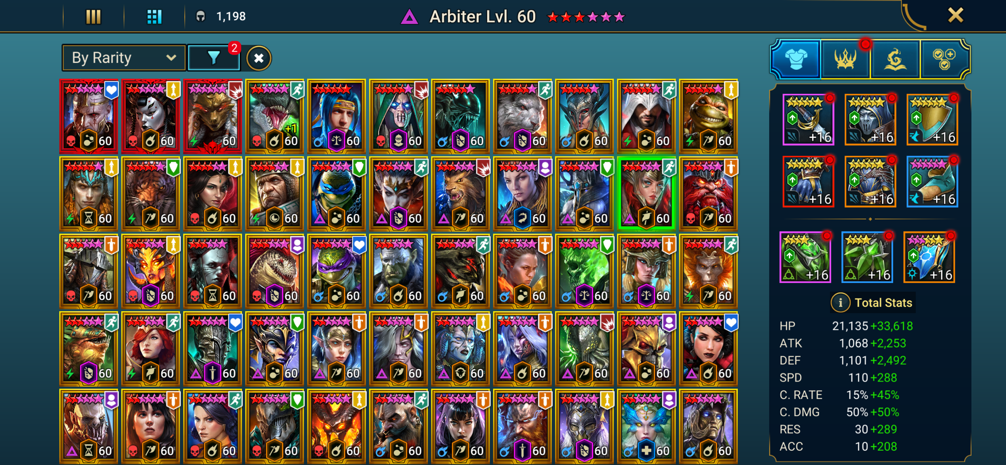 [3 Mythical Champions][16.44M] Lady Mikage,Mezomel,Embrys + 152 LEGENDARY (Leonardo+Donnie+Mich,Arb 398,Titus,Leo,Warlord,Niamhe,Lamasu,Nekhret,Osgrun,Nekmo,Granyt,Eostrid,Trunda,Elva,Sicia,Ninja(6*),Razelvarg,Thor,Kassandra,Ragash,Michinaki…) + 1k UNM + 25 SD/25 SHOGUN AUTO + RTA AVATAR + SHARDS(160a+193v+8p+15s) + Mythic relic x2